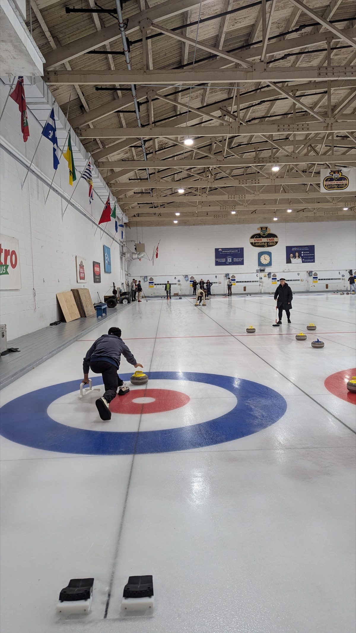 Lab curling outing, 2025.